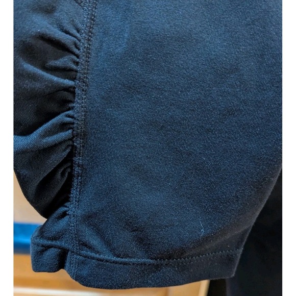 Athleta Leggings Women's Small Black Zippy Balance Striped Crop Capris - Picture 5 of 9